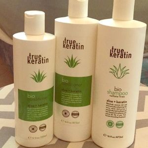 True Keratin shampoo and conditioner